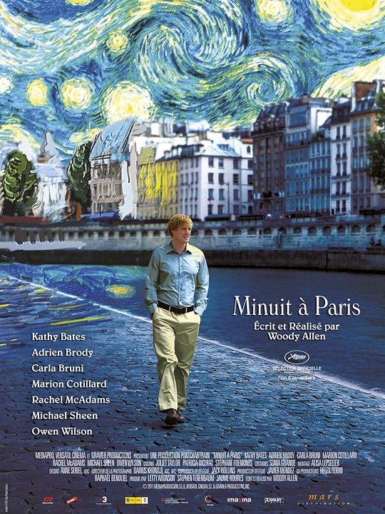 Minuit à Paris : Affiche